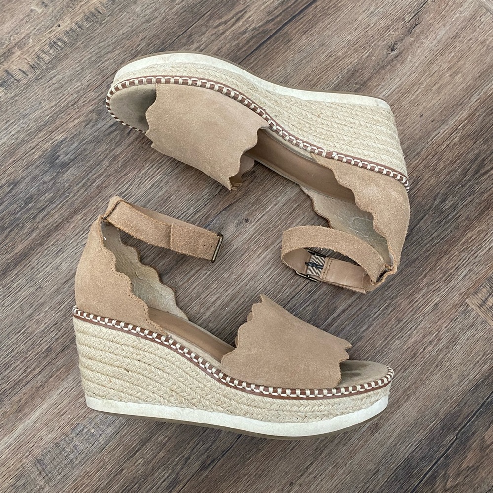 DSW Crown Vintage Daffodil Espadrille Wedges